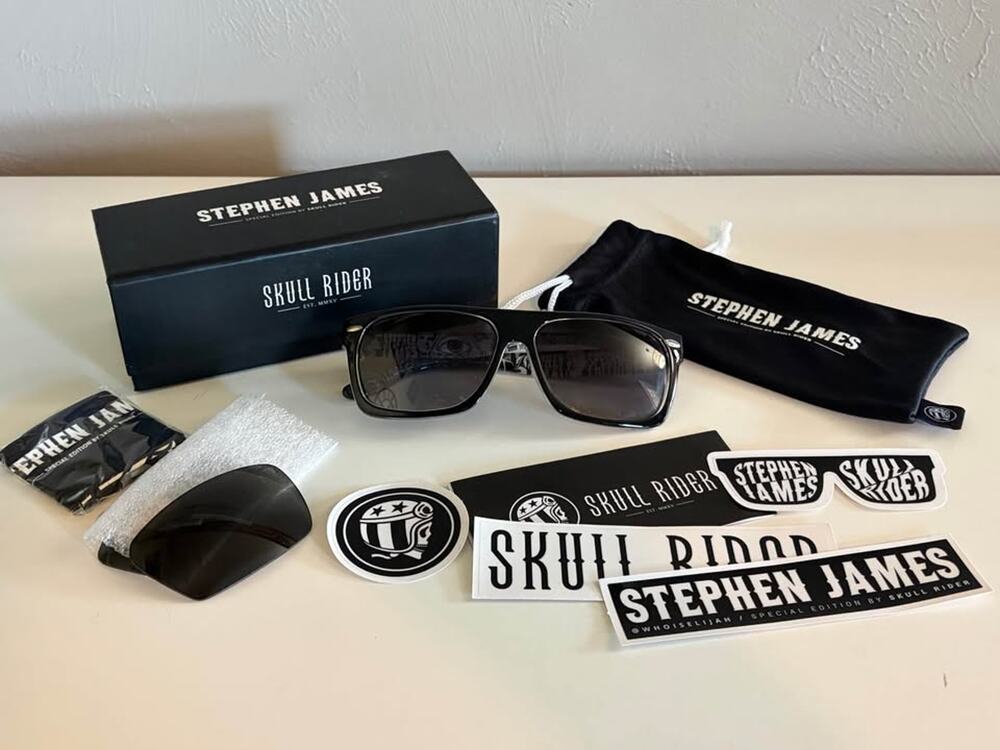 Skull Rider x Stephen James Special Edition Polarized Sunglasses Complete (0245)